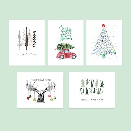 Cute Root Co Christmas cards